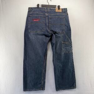 Vintage US Polo Assn Jeans Mens 38x30 Blue Baggy Carpenter Dark Loose Skater y2k
